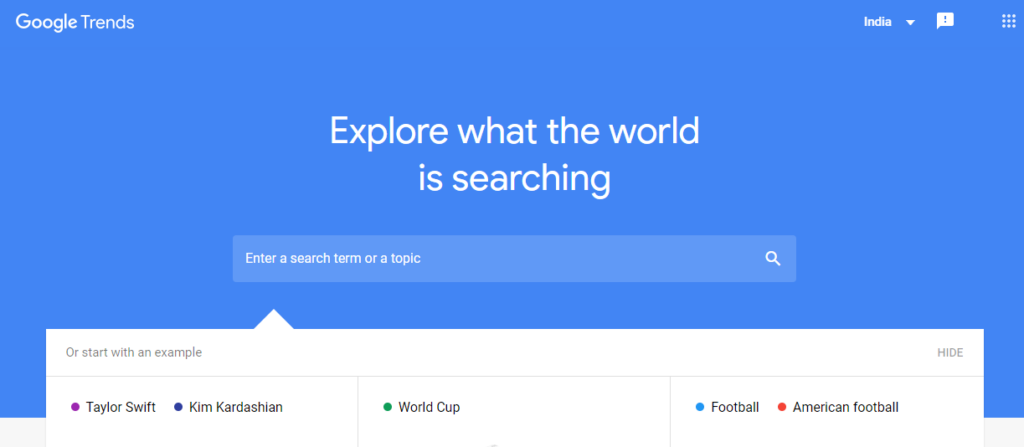 google trends