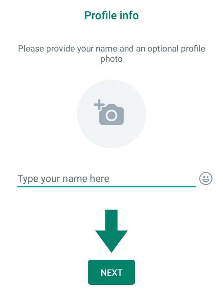 Whatsapp account opening