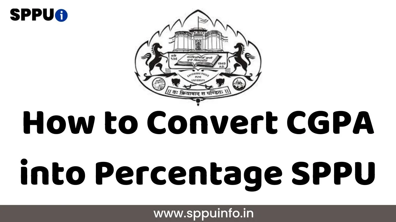 How to Convert CGPA into Percentage SPPU