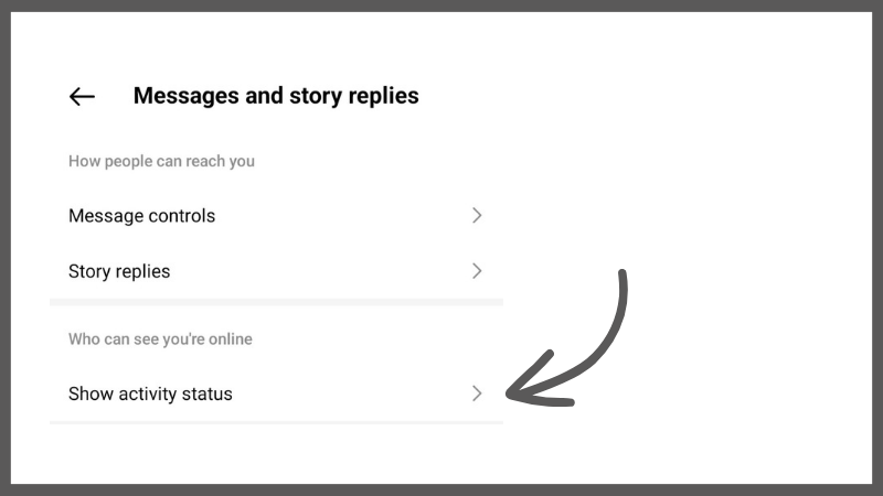 Instagram Online Status Hide