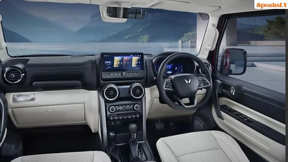 thar roxx 5 door interior Spacious and Feature-Rich Interior
